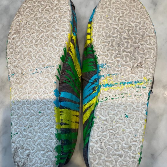 Custom made TOMS with art work by Tyler Ramsey - Picture 2 of 6